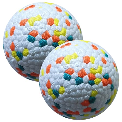 Mipcase 2st Hundespielzeugball Bälle Für Hunde Ball Für Hunde Hundebälle Kunststoff Bälle Für Kleine Hunde Hund Softball Gummi Hund Kleine Bälle Welpenball Der Hund E-TPU Den Ball Aufheben von Mipcase