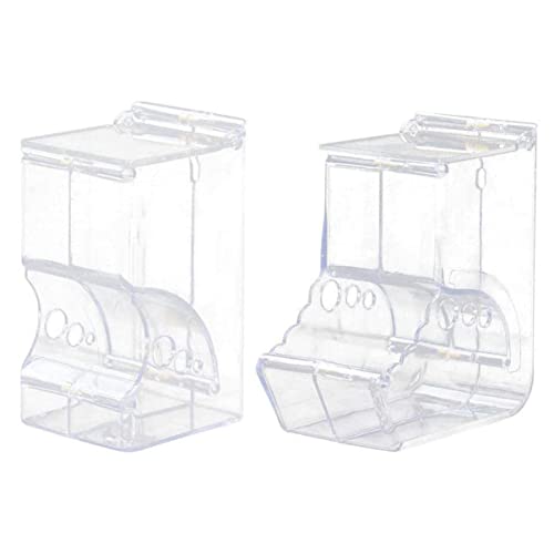 Mipcase Hamster Feeder Automatische 2 Pack Haustiere Lebensmittel Dispenser Lebensmittel Für Katzen Vögel Energie-sparen von Mipcase