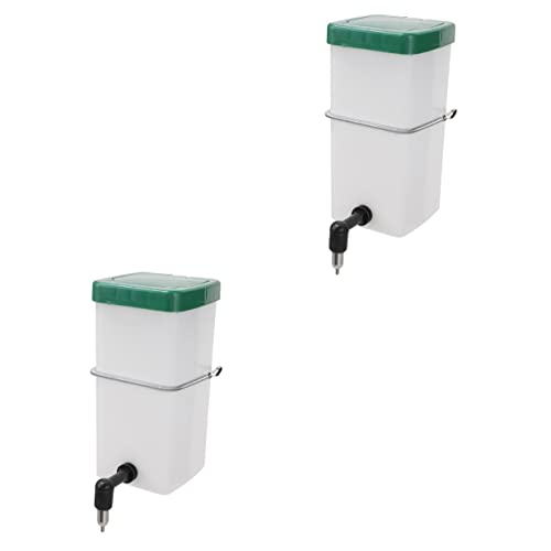 Mipcase 2st Hängender Trinkbrunnen Automatischer Wasserspender Wasserflasche Hängt Tropfwasserspender Automatische Wasserflasche Für Haustiere Keine Tropfhamsterwasserflasche PVC Der Hund von Mipcase