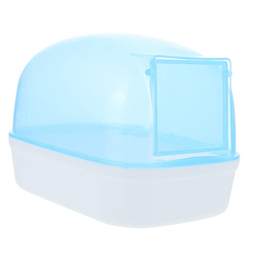 Mipcase 2st Hamsterbad Kleiner Behälter Hamster Transparente Badewanne Hamster Klares Badezimmer Kleine Haustiertoilette Kleintier Badehaus Plastik Zubehör Vollständig Durchsichtig von Mipcase