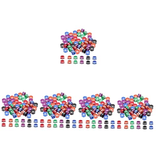 Mipcase 5 Sätze Beinringe Für Taubenpapageien Nummerierte Fußbänder Für Vögel Vogelbeine Hühnerbeinbänder Papageien- Und Taubenbedarf 50 Stück * 5 von Mipcase