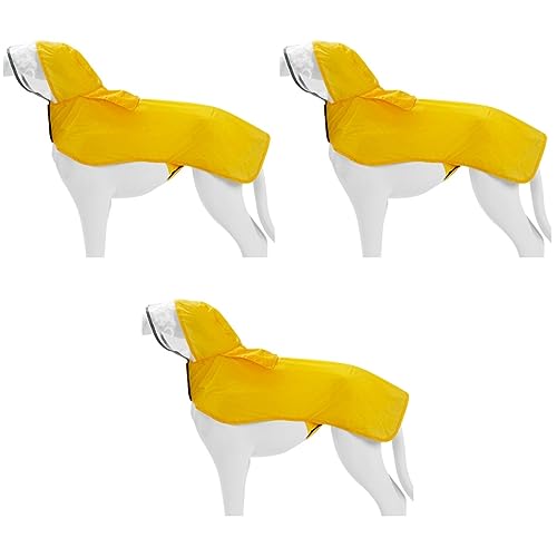 Mipcase 3 STK Tanktops Hund?Regen?Poncho??Hunde?Regen?ausrüstung?? Regenjacke Für Hunde Hoodie-Jacke Wimperntusche Wasserdichter Poncho Haustierausrüstung Laufweste Golden Retriever Passen von Mipcase