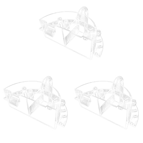 Mipcase 3 Stück 3 Filterbox Für Aquarien Transparenter Eckfilter S&b Luftfilter Tragbarer Luftfilter Aquariumpumpe Luftbetriebener Eckfilter Unter Kies Einrichtung Wasserfilter Plastik von Mipcase