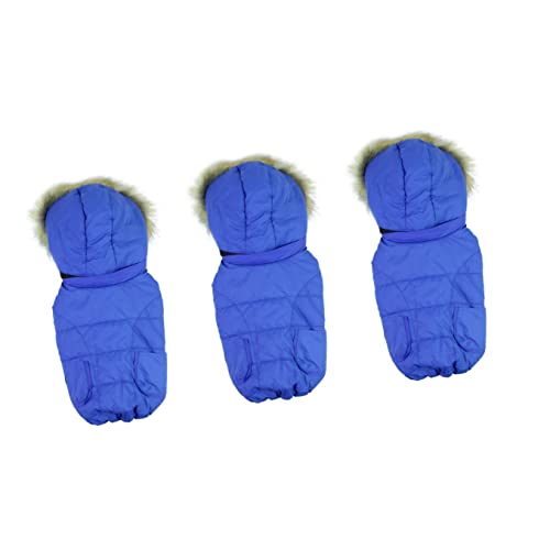 Mipcase 3st Kleidung Für Haustierhunde Winterweste Für Hunde Kleine Hundejacke Hunde-Hoodie-Jacke Hundemäntel Für Kaltes Wetter Wintersweatshirt Für Hunde Baumwolle Der Hund Warm Halten von Mipcase