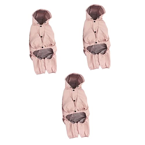 Mipcase 3st Regenmantel Für Haustiere Hund Poncho Regenmantel Hunderegenmäntel Für X-große Hunde Regenkleidung Für Hunde Hunderegenmäntel Für Mittelgroße Hunde Welpen äntel Jacke Der Hund von Mipcase