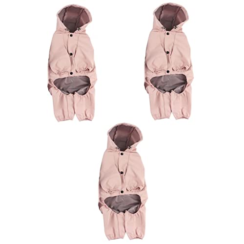 Mipcase 3st Regenmantel Für Haustiere Hunderegenmäntel Für X-große Hunde Welpen äntel Oversize-Mantel Regenjacke Für Hunde Regenbekleidung Für Hunde Extra Groß Haustierzubehör Jackenstoff von Mipcase