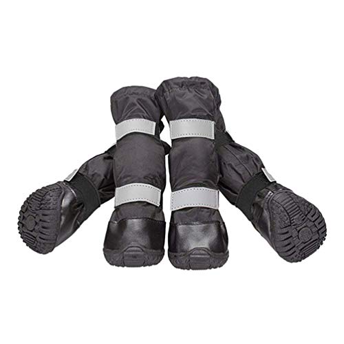 Mipcase 4 Stück Hundestiefel Haustierschuhe Stiefel Für Hunde Schuhe Für Hunde Hundeschuhe Universal- von Mipcase