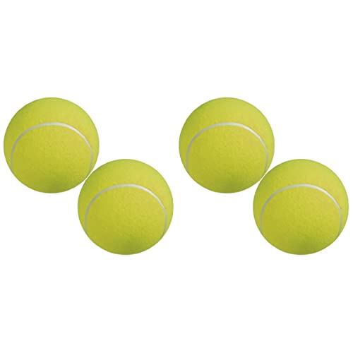 Mipcase 4 Stück Spielzeug Für Hunde Riesen-Tennis Air-Squeaker-tennisbälle Aufblasbares Tennis Quietscher Für Hundespielzeug Tennis Spielen Gefühltes Tennis Hündchen Kind Interaktive Kugel von Mipcase