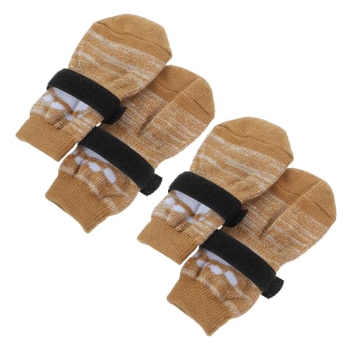 Mipcase 4stücke Warme Atmungsaktive Hundesocken Mit Rutschfester Unterseite Pfotenfreundliche Schutzsocken Für Hunde Für Kalte Tage Und Empfindliche Pfoten Mipcase 4stücke Warme Atmungsaktive Hundesocken Mit Rutschfester Unterseite Pfotenfreundliche Schutzsocken Für Hunde Für Kalte Tage Und Empfindliche Pfoten von Mipcase