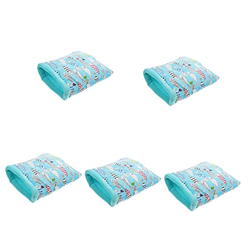 Mipcase 5St Schlafsack für Hamster Kaninchenspielzeug Beutel für Zuckergleiter Spielzeuge meerschweinchen Bett kleines Haustier warmes Bett Winter Babytasche Bett aus Baumwolle Samt von Mipcase