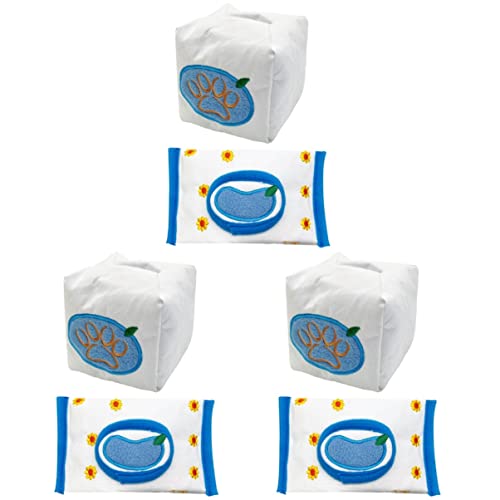 Mipcase 6Pcs Feeder Kauplüsch-Iq-Spielzeug Simulieren Sie Langeweile Verstecken Sie Die Nahrungssuche von Hunden Schnüffeln Indoor-Spielzeug Schnüffeln Holen Sie Sich Futter Und von Mipcase