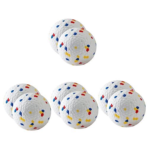 Mipcase 8 STK Hüpfender Ball Zahnspielzeug Für Welpen Hundezahnplüsch Hundespielzeug Bälle Für Kleine Hunde Aktiver Rollball Für Hunde Hundebälle Interaktive Kugel Kauen E-TPU-Material von Mipcase