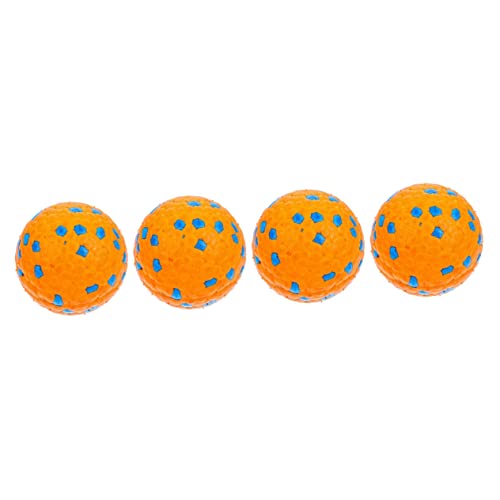 Mipcase 4 Stück Hundespielzeugball Tennisbälle Für Hunde Hundeleckerli-Puzzle Kauspielzeug Für Hunde Hundetraining Hundespielzeug Für Große Hunde Outdoor-Hund Unzerstörbar Haustier Gummi von Mipcase