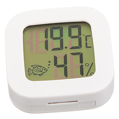 Mipcase Aquarium-Thermometer Betta-zubehör Glasthermometer Betta Tank Zubehör Digitale Thermometer Zubehör Für Aquarien Schildkröte Zubehör Elektronisches Zubehör Abs Panzer Container Weiß von Mipcase