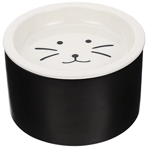 Mipcase Dual- Use Kitten Bowl Keramic Cat Food Bowl Haustier Fütterungsbehälter für Zuhause von Mipcase