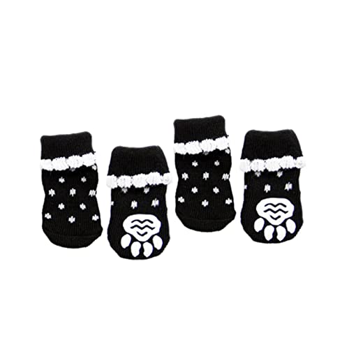 Mipcase rutschfeste Hundesocke Keine Hundesocken Socken Mit Hundegriff Hundesocken Für Hunde Stricksocken Hundepfoten Socken Sox Hundepfote Schnee Pfote p Welpen Wintersocken Drucken von Mipcase