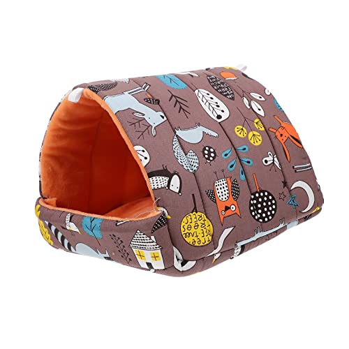 Mipcase Hamsterversteck Hängendes Chinchillanest Ruhen Liefert Guinea Versteck Weiche Tasche Spielkissen Winter Haustier Ratte Hamster Kaninchenhaus Igel Bett Tiere Kleiner Schlafbett von Mipcase