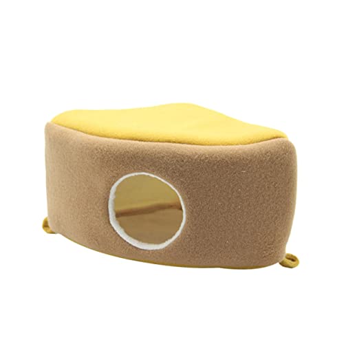 Mipcase Haustier Hängendes Bett Höhlenbett Für Haustiere Igel Hängematte Hamster Hängematte Hamster Warm Hamster Höhlenbett Igel Baumwolle Haustier Höhle Hamger Schlafsack Trage Chinchilla von Mipcase