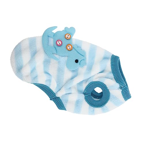 Mipcase Hasenweste Kaninchen Weste Winterhasenkleidung Haustier-häschen-Tuch Warm Klein Entzückendes Hasenkostüm Hamster Pullover Korallenvlies Hosenträger Eingestellt Kleiner Milchhund von Mipcase