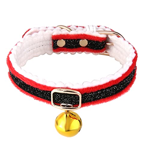 Mipcase Haustierhalsband Zu Weihnachten Rotes Haustierhalsband Urlaub Welpenhalsband Weihnachtshalsbänder Für Hunde Weihnachten Haustierhalsband Welpenhalsbänder Filzstoff Cosplay Zubehör von Mipcase