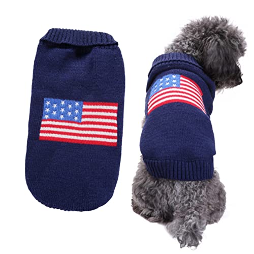 Mipcase Hunde-Weihnachtspullover Kleiner Hundepullover Herbstlicher Hundeweihnachtspullover Hundepullover Weihnachten Weihnachtspullover Für Hunde Haustier Vereinigte Staaten von Mipcase