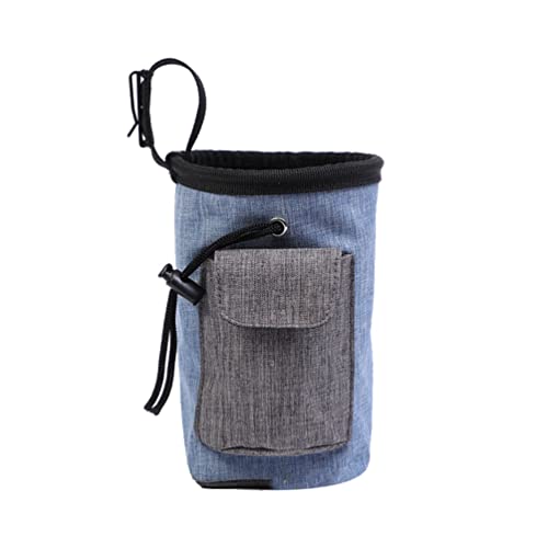 Mipcase Hund Behandelt Beutel Hunde Goodie Behandelt Bag Hands- Hunde Sollte Kochbeutelspender für Allt?gliche Spazierg? Training Blau von Mipcase