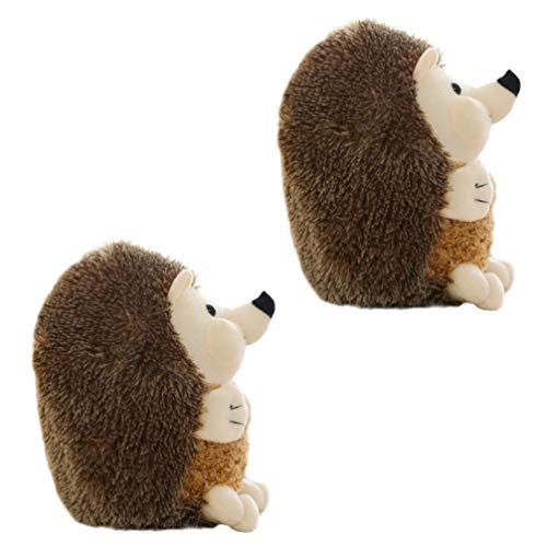 Mipcase 2st Plüsch-Igel-Puppe Plüschtier Igel Stofftierpuppe Stofftier Igel Geschenk Plüschtier Haustierhund- Molar- Spielzeug Kindergeburtstag Marionette Kleinkind Schreibtisch von Mipcase