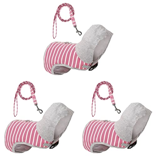 Mipcase Hundestreifen Ziehen Kleidungsgeschirr Bequeme Katzenbekleidung Outdoor-Gürtelzug Für Hunde Verstellbares Mesh Atmungsaktiv Tierbleisicher Haustierleine Katzen Mit Passenden von Mipcase