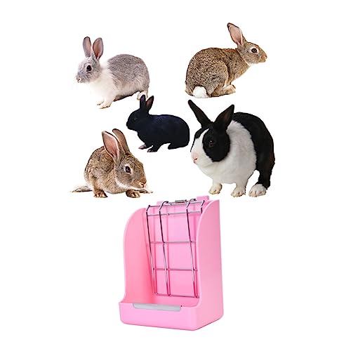 Mipcase Futterautomat Für Kaninchen Chinchilla Kaninchen Heu Hasengrasregal Grasständer Kaninchengras Meerschweinchen von Mipcase