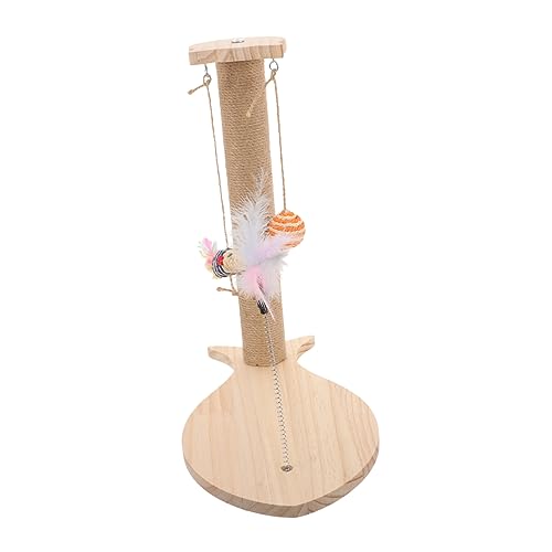 Mipcase Kratzbaum Für Katzen Aus Sisal Kratzspielzeug Für Katzen Gemütlicher Katzenkratzturm Katzenspielplatz Kratzbaum Für Den Haushalt Massivholz Katzenpfotenpfosten Die Katze von Mipcase