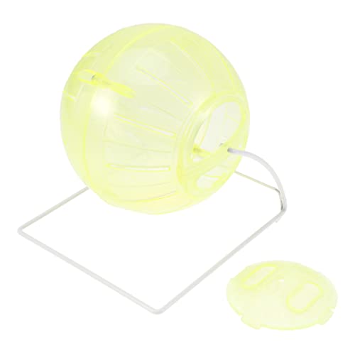 Mipcase Hamster Auto Übungsspielzeug Für Hamster Kleines Haustier Läuft Über Ball Hamster Übung Auf Hamster Rennen Lautloses Hamsterrad Hamsterkäfige Lebensräume Mini Hamsterball Fitness von Mipcase