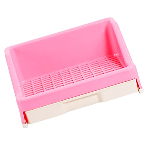 Mipcase Kleiner Tierstörer Käfig Hamster Bunny Töpfchen Trainer Bettwäsche Box Pet Pan für Kaninchen Bunny Chinchilla Fret Guinea Pig Hamster von Mipcase