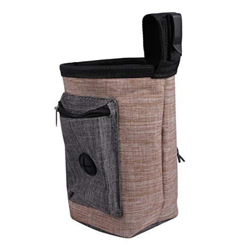 Mipcase Hundetasche Leckerbissen Integriertes Zubehör Aufbewahrungstasche Spender Futtertraining Hund Multifunktions Snack Tragbare Tasche Reise - Outdoor-Design Poop Draw Haustier Für von Mipcase