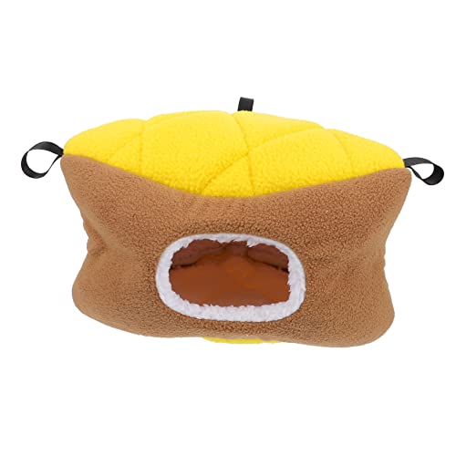 Mipcase Baumwollnest Hamster Winterbett Papagei Warmer Käfig Papagei Schlafnest Vögel Unscharfes Schlafbett Papagei Hängende Warme Hütte Igel Winternest Hausschuhe Baumwolle Haustier von Mipcase