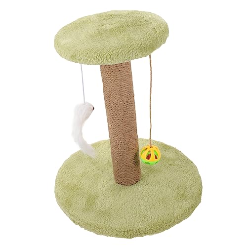 Mipcase Kratzbaum Für Katzen Aus Sisal Kratzbaum Für Kätzchen Kratzunterlage Für Katzen Kratzstange Für Kätzchen Plattformbaum Für Katzen Kaktus-kratzbaum Drinnen Boden Massivholz von Mipcase