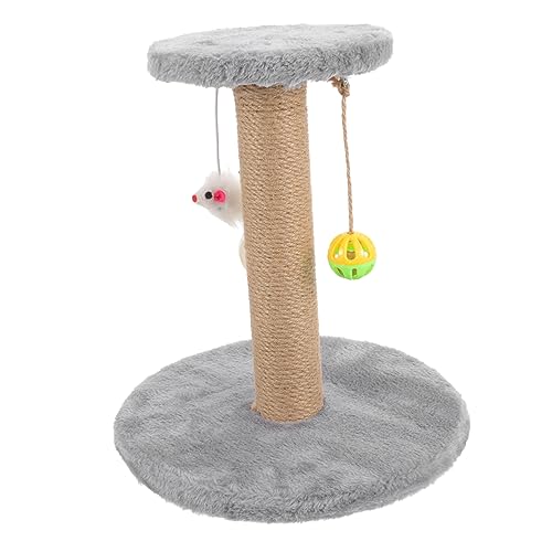 Mipcase Kratzbaum Für Katzen Aus Sisal Katzenkratzstange Krallenkratzer Für Katzen Kratzspielzeug Für Katzen Bequemer Katzenkratzbaum Katzenbedarf Plattform Die Katze Massivholz von Mipcase