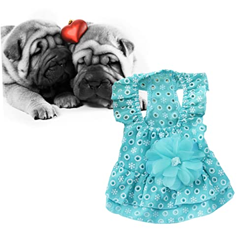 Mipcase Katzenkleid Sommerkleid Sommerliches Hundekleid Hund Tuch Süßes Kleid Für Prinzessin Hundekostü Hundefrühlingskleider Für Kleine Hunde Frühling Und Sommer Frühlingskleidung von Mipcase