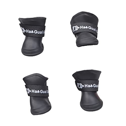 Mipcase Bonbonfarben Stiefel Schuhe Doggy Regen Stiefel Latex-überschuhe Für Regen Hundestiefel Für Kleine Hunde Regen Aus Gummi Regen Gummistiefel Schuh Welpenschuhe Chihuahua Luxus von Mipcase