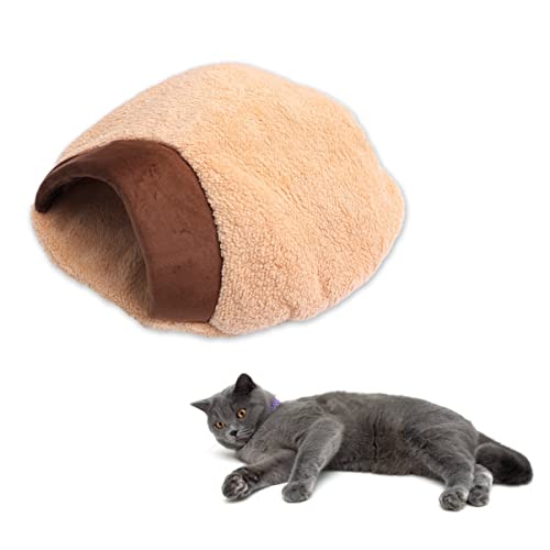 Mipcase Luxus Katzenschlafsack Fallbett Filz Katzennest Tierbedarf Katzenbett Katzenhöhle Kätzchenhöhle 60x50x16cm von Mipcase