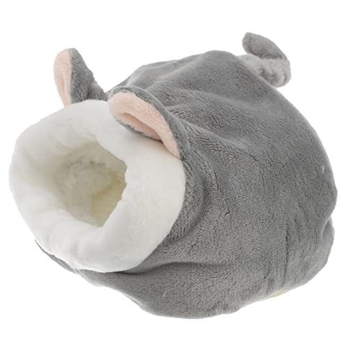 Mipcase Hamsterhaus Hamster Bed Tier Drachenvlieshöhle Schlafende Mäuse Tasche mit Chinchilla Hamster Chinchilla Chinchilla Leichtes Waschbares Zubehör Baumwolltier Hamster House von Mipcase