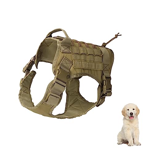 Mipcase Geschirr Für Kleine Hunde Hundeweste Geschirr Hundeweste Für Mittelgroße Hunde Camo Hundegeschirr Weste Mit Taschen Weste Für Hund Streifenhundeweste Hundemantel Weste Anzug von Mipcase