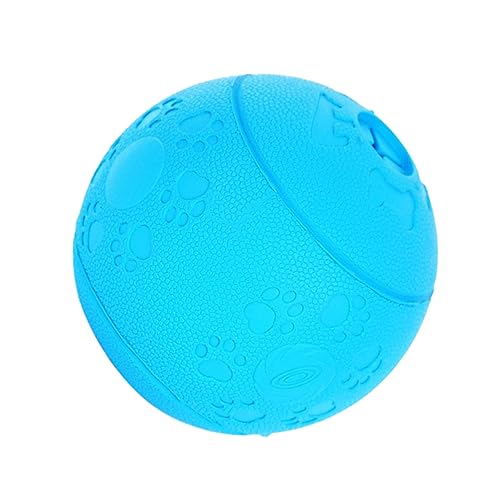 Mipcase - Tumbler Pädagogisch für Training Ball Puzzle Abgabe Spielspaß Reinigung Leckage Blau Zähne Blau Interaktives Spielzeug Leckerli Reinigung Hundespender Spielzeug Haustiergröße von Mipcase