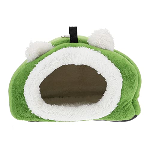 Mipcase Vögel Igel Lustig Winterhaus Tiere Kaninchen Haus Schlafend Lieblich Bezaubernd Hängend für Spielzeug Verstecken Ratte Hasenbett Baumwolle Hamster Zubehör Tasche Guinea Tier von Mipcase