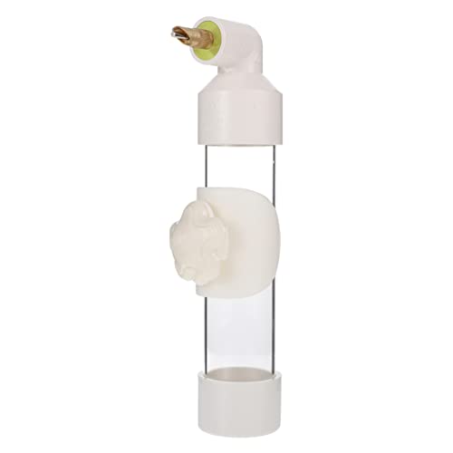 Mipcase Vogeltrinker Chinchilla-wasserflasche Vogelkäfig Wassernapf Haustier-Vogel-tablett Wasserzufuhr Wellensittich Wasserspender Vogel Wasser Vögel Weiß Lieferungen Taube PVC von Mipcase