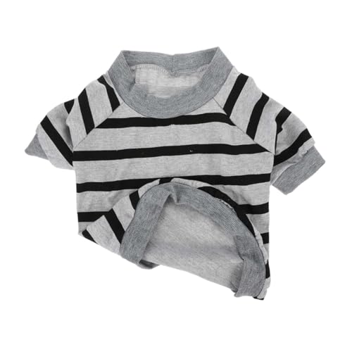 Mipcase Dog Cotton Atmungsaktives T-Shirt Für Hunde Gestreiftes Hundeshirt Für Kleine Hunde Xs Für Sommer Leicht Und Perfektes Outfit Für Haustierpartys Mipcase Dog Cotton Atmungsaktives T-Shirt Für Hunde Gestreiftes Hundeshirt Für Kleine Hunde Xs Für Sommer Leicht Und Perfektes Outfit Für Haustierpartys von Mipcase