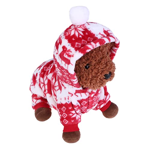 Mipcase Winterkostü Für Haustiere Weihnachtskostü Für Haustiere Hundekleidung Weihnachten Hund Winterkleidung Outdoor-Bekleidung Winterkleidung Für Hunde Großer Hund Die Katze von Mipcase