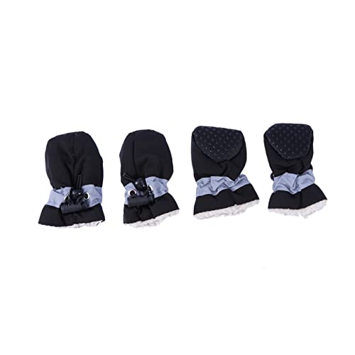 Mipcase Regenstiefel Hundeschuhe Schuhe Für Hunde Warme Haustierschuhe Hunde Stiefel Haustier Hund rutschfeste Socken von Mipcase