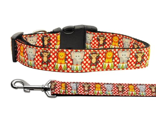 Mirage Circus smirkus Nylon Band Hundehalsband mit Leine von Mirage Pet Products