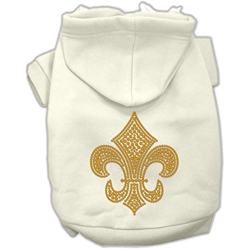 Mirage Gold Fleur De Lis Hoodies von Mirage Pet Products