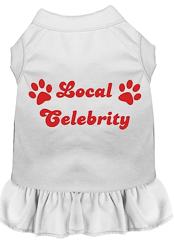 Mirage Pet Products 58–11 XXXLWT weiß Local Celebrity Screen Print Kleid, 3 x große von Mirage Pet Products